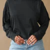 RELAXED CROP LONG SLEEVE TEE