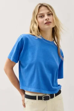 RELAXED CROP SHORT SLEEVE TEE