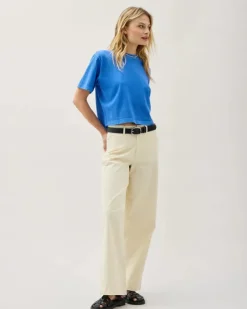 RELAXED CROP SHORT SLEEVE TEE