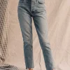 RILEY HI RISE CROP ZEPHYR