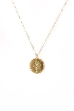 ROSE COIN NECKLACE