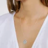ROSE COIN NECKLACE SILVER