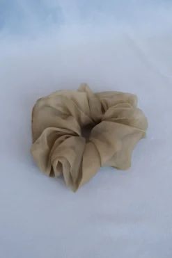 SHEER CHAMPAGNE SCRUNCHIE