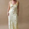SIMONE SLIP MIDI DRESS