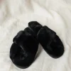 SLIPPERS BLACK