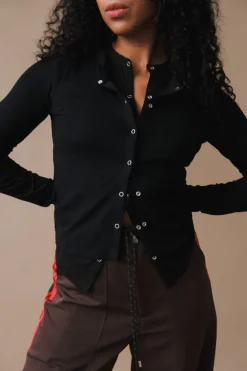 SNAP CARDIGAN