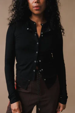SNAP CARDIGAN