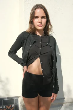 SNAP CARDIGAN