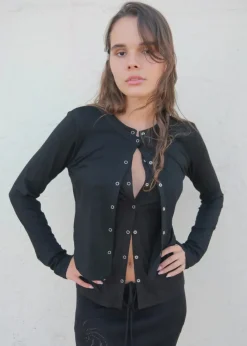 SNAP CARDIGAN