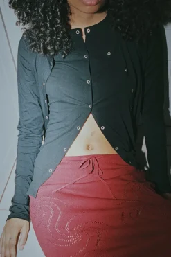 SNAP CARDIGAN