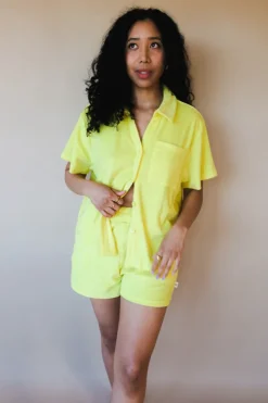 TERRY SHIRT SET