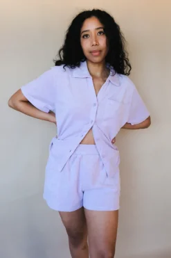 TERRY SHIRT SET