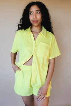 TERRY SHIRT SET