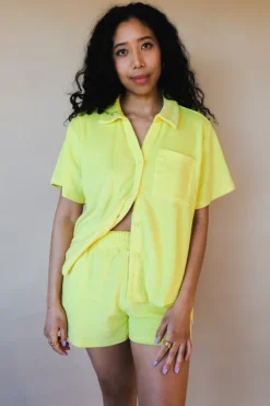 TERRY SHIRT SET