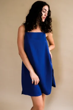 TESSA DRESS ROYAL BLUE