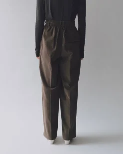 THIN CORDUROY WIDE LEG PANTS