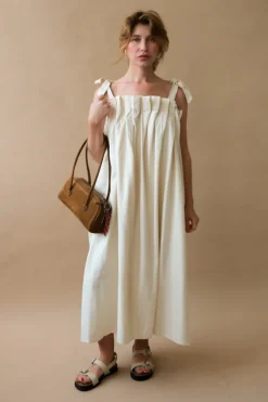 TONI WOVEN SILK DRESS