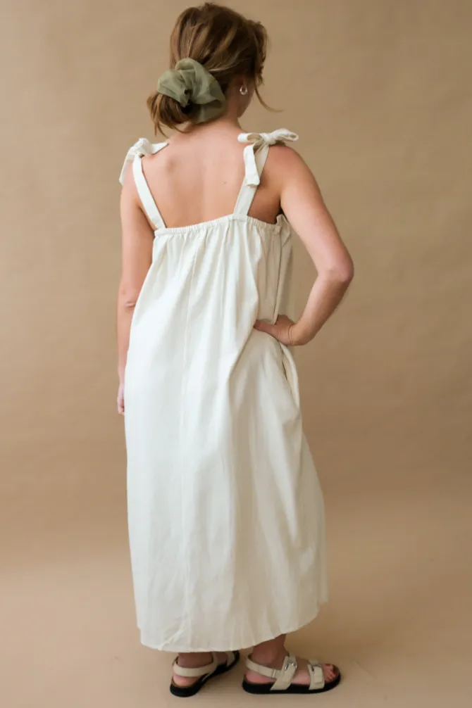TONI WOVEN SILK DRESS