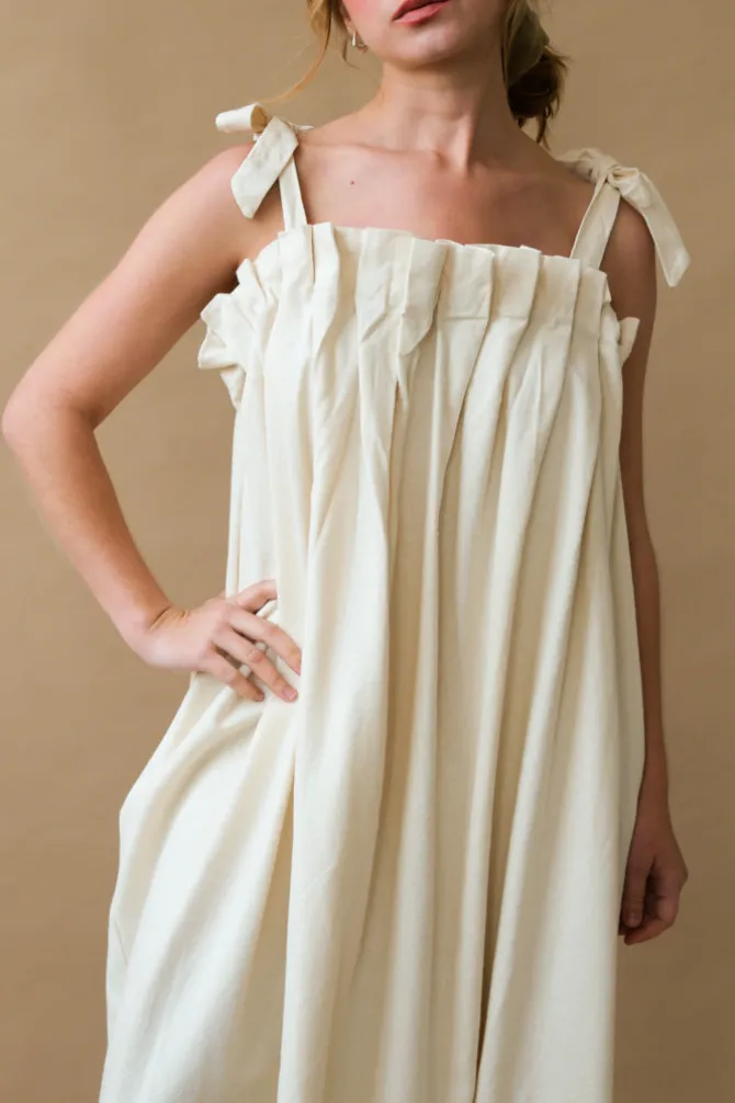 TONI WOVEN SILK DRESS