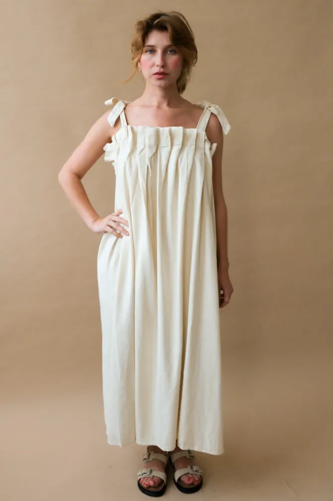 TONI WOVEN SILK DRESS