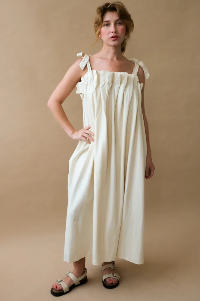 TONI WOVEN SILK DRESS