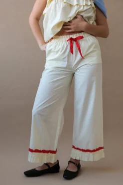 TULA FRILLY HEM TROUSER