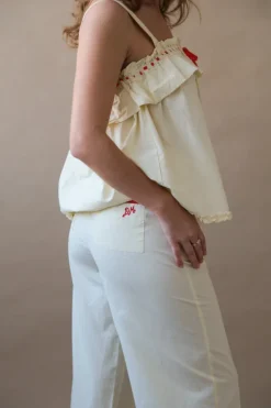 TULA FRILLY HEM TROUSER