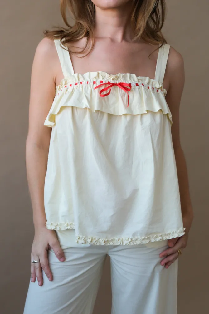TULA WIDE STRAP SMOCK CAMI
