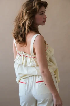 TULA WIDE STRAP SMOCK CAMI