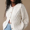 UNISEX FISHERMAN KNIT CARDIGAN