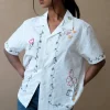 UNISEX GRAPHIC OPEN COLLARED SHIRT