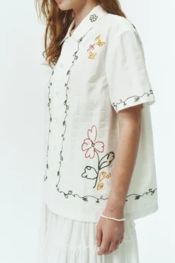 UNISEX GRAPHIC OPEN COLLARED SHIRT