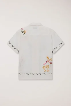 UNISEX GRAPHIC OPEN COLLARED SHIRT