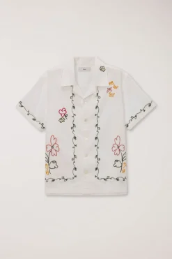 UNISEX GRAPHIC OPEN COLLARED SHIRT