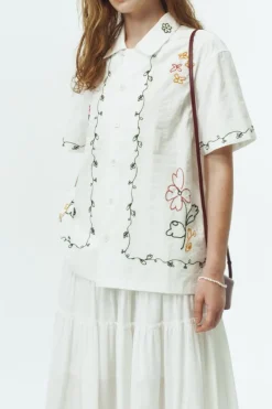 UNISEX GRAPHIC OPEN COLLARED SHIRT