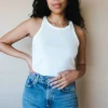 VINTAGE RIB TANK BONE